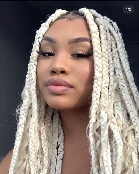 Cute Box Braids, Cute Box Braids Hairstyles, Protective Hairstyles Braids, Box Braids Hairstyles, Dream Hair, Protective Hairstyles, Box Braids, Hair Inspo, Thick Hair Styles