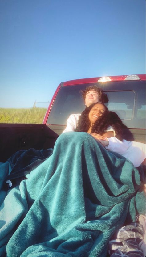 Hot Tub Couple Pics Aesthetic, Truck Date, Cute Date Ideas, Elementary Classroom Decor, People Sitting, Red Truck, Cozy Bed, Couple Aesthetic, Truck Bed