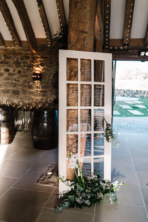 Late Winter Wedding, Winter Barn Wedding, Winter Barn Weddings, Country Wedding Reception, Outdoor Country Wedding, Wedding Doors, Barn Wedding Decorations, Glass Panel Door, Bridal Elegance