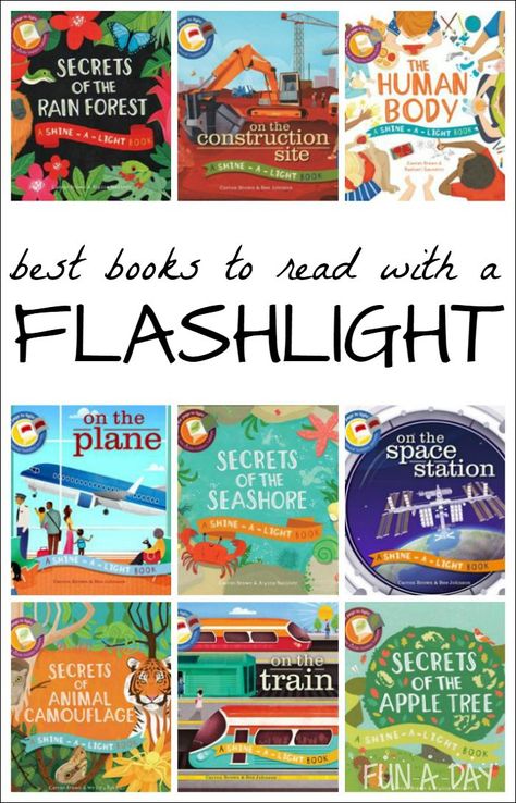 The best books to read with a flashlight - 10+ interactive books to read with the kids tonight The Best Books To Read, Camp Read, Kindergarten Books, The Best Books, Interactive Book, Camping Theme, School Help, Fiction And Nonfiction, Books For Boys