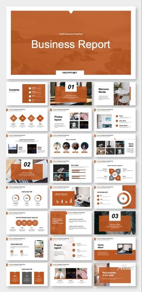 Presentation Design Powerpoint, Presentation Diagram, Chart Presentation, Fashion Powerpoint, Report Presentation, Infographic Chart, Mises En Page Design Graphique, Project Report, 포트폴리오 레이아웃