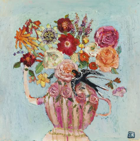 Vanessa Cooper | Brian Sinfield Art Gallery Vanessa Cooper, Flowers And Animals, Floral Still Life, Still Life Paintings, Life Paintings, Painting Still Life, Flower Paintings, Still Life Art, Rose Art