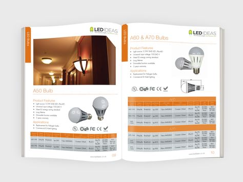 LED Ideas came to me for their new products brochure design to promote their extensive range of LED lighting solutions for businesses. Technical Catalogue Design, Lighting Catalogue Design, Products Brochure Design, Led Ideas, Brochures Design, Catalog Design Layout, Beauty Products Labels, Catalogue Layout, Catalogue Design