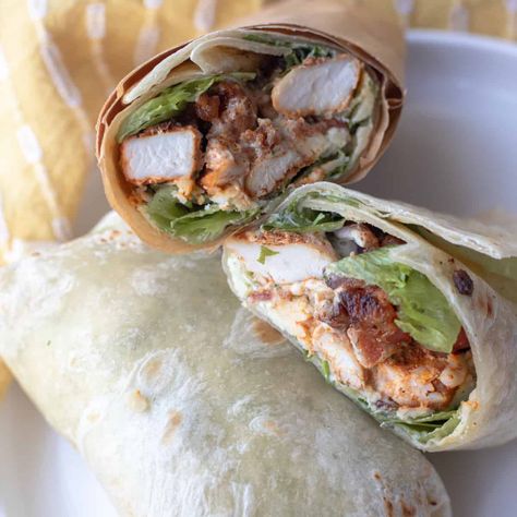 Air Fryer Chicken Wraps Air Fryer Blackened Chicken, Sausage Gravy Casserole, Egg And Sausage, Blackened Chicken Recipe, Moist Chicken Breast, Chicken Bacon Ranch Wrap, Gravy Casserole, Shredded Hash Browns, Moist Chicken