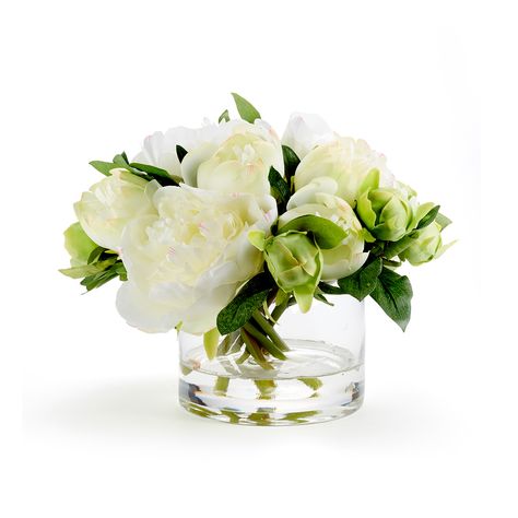 White Peonies Faux Floral Arrangement, Tang Dynasty, White Peonies, White Hydrangea, In Full Bloom, Ancient Art, Hydrangea, Artificial Flowers, Indoor Plants