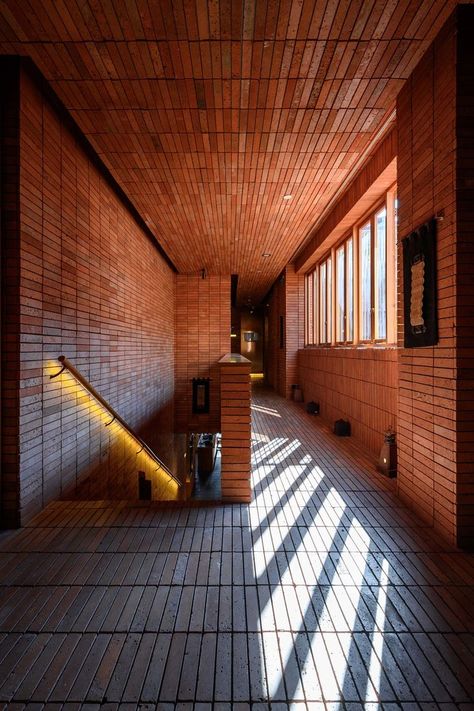 Gallery of TaiOursea Laomendong SPA Shop / RoarcRenew - 2 Healing Architecture, Spatial Experience, Zen Room, Black Brick, Healing Space, Nanjing, Ancient City, Contemporary Interior Design, Red Bricks