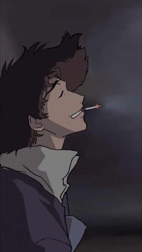 Cowboy Bebop, In The Dark, The Moon, Cowboy, Moon, Hair, Anime