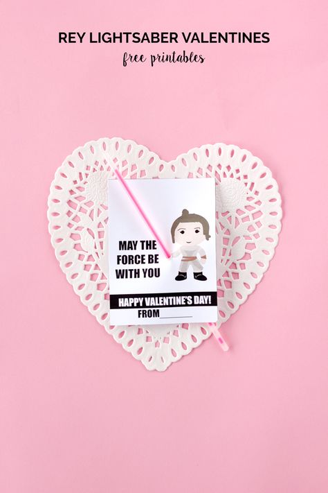 REY lightsaber valentines | See Kate Sew Fun Valentines For Kids, Valentines Homemade, Rey Lightsaber, Valentines Diy Kids, Star Wars Valentines, Sew Projects, Tutorials Diy, Valentines Printables Free, Sewing Crafts Tutorials