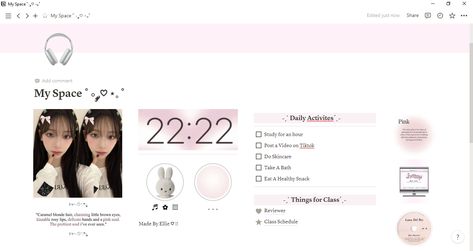 Pink Notion kpop 1168 🍁 Notion Kpop Aesthetic, Notion Template Ideas Laptop, Kpop Notion Ideas, Notion Template Ideas Aesthetic Pink, Kpop Notion Template Ideas, Hello Kitty Notion Template, Pink Banner Coquette, Notion Planner Ideas, Notion Aesthetic Pink