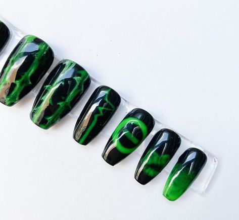 Type O Negative Nails, Themed Nails, Hyper Fixation, Type O Negative, Hell Yeah, Diy Nails, Dream Wardrobe, Nail Ideas, Nail Inspo