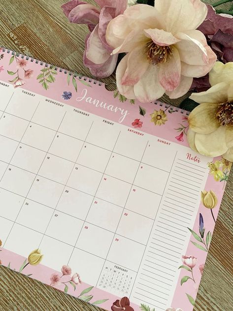 Bring joy into your space with this beautifully designed Colourful Flowers Wall Calendar in 2023.
A3 size, Monday start
#wallcalendar #wallcalendardesign2023 #inspiration #giftforher #stationerylove Pink September Calendar 2024, Pastel Calendar, Pretty Calendar, Floral Calendar 2023, Botanical Calendar, Stationary Business, Large Calendar, Desk Calendar Design, Floral Calendar