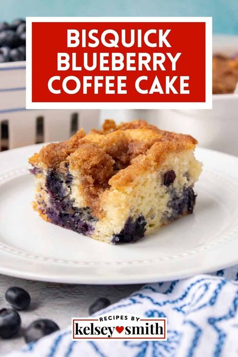 Bisquick Blueberry Coffee Cake Pancake Mix Blueberry Coffee Cake, Blueberry Muffins With Bisquick, Bisquick Cake Recipes, Coffee Cake Bisquick, Bisquick Blueberry Coffee Cake, Bisquick Cake, Bisquick Banana Muffins, Bisquick Blueberry Muffins, Bisquit Recipes