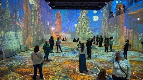 Immersive Van Gogh, Van Gogh Exhibition, Interactive Exhibition, Dallas Museum Of Art, Vincent Van Gogh Paintings, Great Works Of Art, Van Gogh Paintings, Art Van, Van Gogh Art