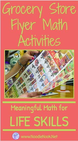 Consumer Math, Life Skills Class, Math Night, Functional Life Skills, Store Flyers, Life Skills Lessons, Life Skills Classroom, Teaching Life Skills, Money Math