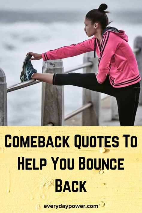 The comeback quotes listed below will inspire you to turn your setback into a remarkable success story. Strong Comeback Quotes, Comeback From Injury Quotes, Comeback Story Quotes, Coming Back Stronger Quotes, Comeback Quotes Inspiration Motivation, Comeback Quotes Inspiration, Making A Comeback Quotes, The Comeback Quotes, Setback Comeback Quotes