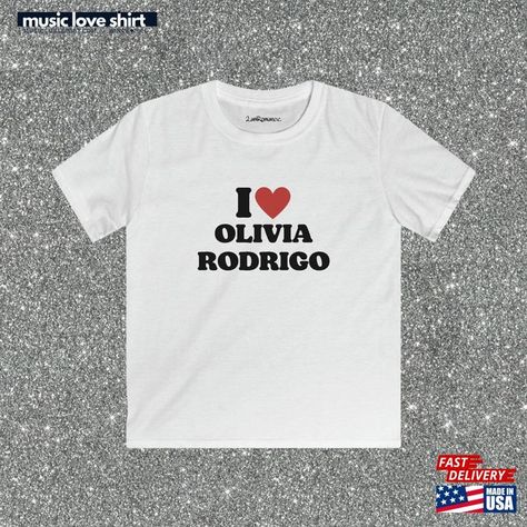 I Love Olivia Rodrigo Baby Tee Y2k Slogan T-Shirt Guts World Tour Hoodie Check more at https://musicloveshirt.com/product/i-love-olivia-rodrigo-baby-tee-y2k-slogan-t-shirt-guts-world-tour-hoodie/ Love Olivia Rodrigo, Y2k Slogan, Baby Tees Y2k, Slogan T Shirt, Funny Slogans, Love Shirt, Music Love, Olivia Rodrigo, Baby Tee