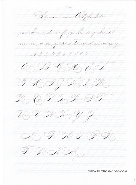 My Spencerian Exemplar — Huy Hoang Dao Caligrafia Copperplate, Writing Calligraphy, Teaching Cursive, Calligraphy Worksheet, Script Alphabet, Free Calligraphy Fonts, Calligraphy Writing, Hand Lettering Practice, Handwriting Alphabet