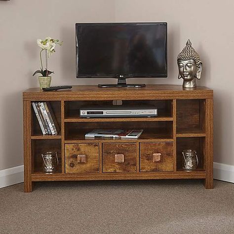 Corner Entertainment Unit, Wooden Corner Tv Stand, Tv Corner, Tv Stand Unit, Tv Unit Design Modern, Wood Furniture Living Room, Corner Tv Unit, Corner Furniture, Tv Stand Cabinet