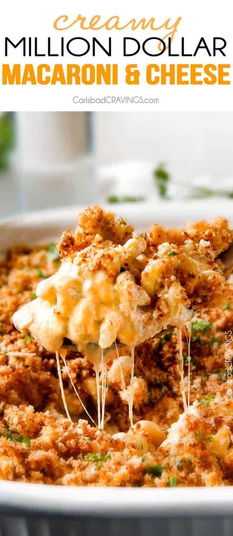 Best Baked Macaroni and Cheese Recipe - Carlsbad Cravings Stouffers Mac And Cheese Recipe, Million Dollar Mac And Cheese, Mac N Cheese Recipe Southern, Best Baked Macaroni And Cheese, Southern Macaroni And Cheese, Baked Macaroni And Cheese Recipe, Macaroni And Cheese Casserole, Southern Mac And Cheese, Best Mac N Cheese Recipe