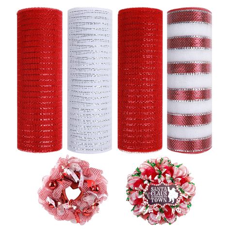 Julkransar Diy, Crafts Holiday, Deco Mesh Christmas Wreaths, Deco Mesh Ribbon, Wreath Making Supplies, Themed Christmas, Hydrangea Wreath, Navidad Diy, Wreath Diy