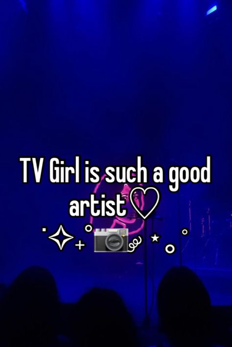 Birds Dont Sing Tv Girl, Tv Girl Whisper, Demon Symbols, Music Whisper, Tv Head, Artist Music, Tv Girl, Girl Artist, Girl Code