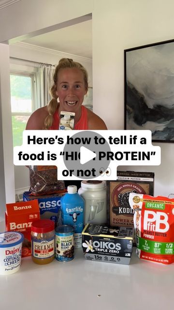 Olivia | Fitness Trainer & Nutrition Coach | Protein is ALL the hype right now but how can you tell if a food is considered “high protein” or not? 🧐

🚨 Nutrition Label Rule of Thumb... | Instagram Nutrition Label, Send To A Friend, Rule Of Thumb, Nuts & Seeds, Butter Beans, Protein Supplements, Nutrition Labels, 100 Calories, Protein Pack