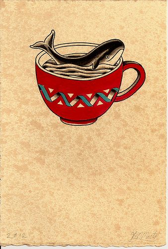 Kyler Martz, Tea Tattoo, Teacup Tattoo, Vintage Drawing, Desenho Tattoo, American Traditional Tattoo, American Traditional, Old School Tattoo, Animal Tattoos