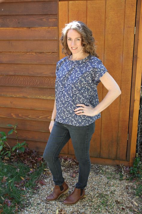 Lou Box Top Relaunch Tester Roundup — Sew DIY Top Inspiration, Boxy Shirt, Box Top, Box Tops, Top Sewing Pattern, I Can't Wait, Different Fabrics, Top Pattern, Simple Patterns