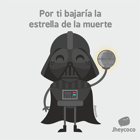 #jheycoco #jheyco #humor #DarthVader #DarkSide #StarWarsElDespertarDeLaFuerza #starwars #estrelladelamuerte Love Is Comic, Star Wars Tattoo, Presents For Boyfriend, Mr Wonderful, Perfect Boyfriend, Stars Wars, Love Phrases, Star Wars Darth Vader, Chewbacca