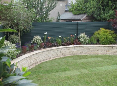 Raised Planting Beds Gallery | Raised Planting Bed Gardening Flower Beds Along Fence, Raised Flower Beds Along Fence, Stone Flower Beds, Plants For Raised Beds, Interesting Plants, Stone Planter, Raised Planter Beds, Backyard Design Layout, Raised Flower Beds