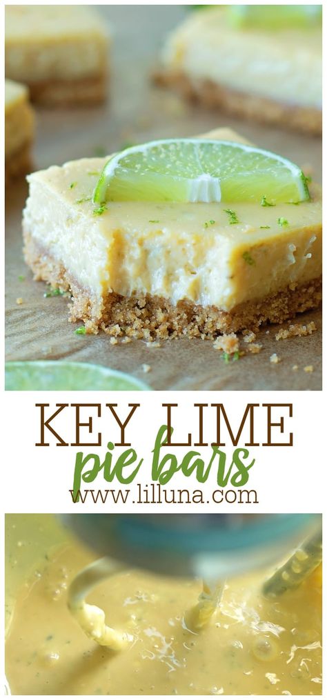 Key Lime Pretzel Dessert, Key Lime Dessert Cups, Easy Key Lime Pie Bars, Key Lime Bars With Cream Cheese, Keylime Pie Bars Recipe, Key Lime Pie Bars Recipe, Key Lime Bars Easy, Key Lime Pie Bars 9x13, Easy Key Lime Desserts