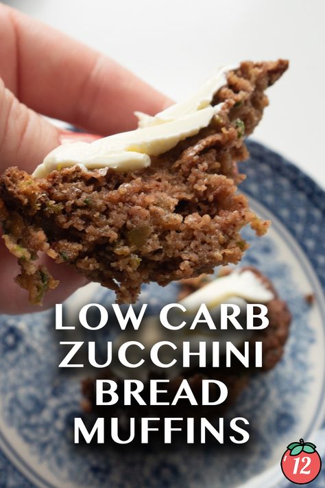 Low Carb Zucchini Bread Muffins | 12 Tomatoes Low Carb Zucchini Bread, Zucchini Bread Muffins, Bread Muffins, Low Carb Zucchini, 12 Tomatoes, Gluten Free Cheese, Healthy Sides, Zucchini Bread, Net Carbs