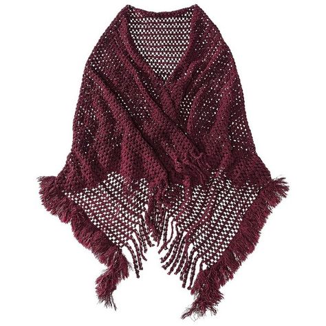 Burgundy Scarf, Bohemian Kimono, Digital Closet, Crochet Scarves, Crochet Shawl, Scarf Shawl, Infinity Scarf, Winter Scarf, Get Dressed