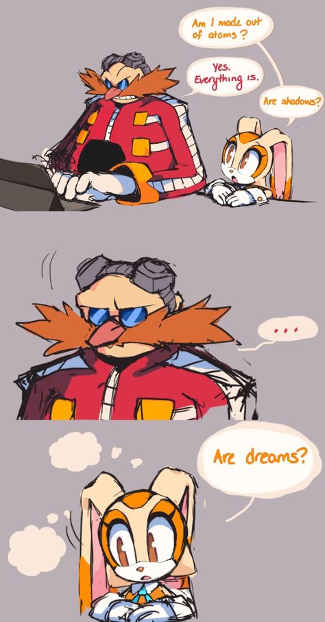 Cream And Shadow Fanart, Sonic Tails Fanart, Sonic Fan Comics, Dr Eggman Fanart, Tails Sonic Fanart, Sonic And Cream, Eggman Fanart, Sonic And Eggman, Sonic The Hedgehog Fanart