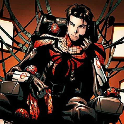 A Superior Spider-man Superior Spiderman Suit, Spider Man Villains Art, Superior Spiderman Comic Art, Spider Man Turn Off The Dark, Marvel Ultimate Spider Man, Spiderman Comic Art, Spiderman Suits, Spiderman Artwork, Marvel Artwork