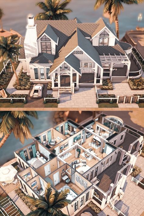 Sims House 4 Bedroom, Sims 4 Houses 8 Bedrooms, Sims Four House Layout, Sims 4 Large House Floor Plan, Big Sims 4 House Layout, Sims 4 Family Of 6 House, 6 Bedroom House Plans Sims 4, Sims 4 Gated Community, Sims 4 Legacy House Floor Plan