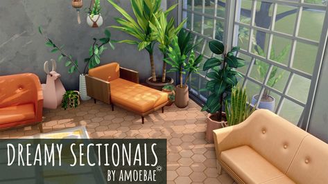 DREAMY SECTIONALS | amoebae on Patreon Sims 4 Renovation, Sims4 Mm Cc, Sims 4 Harry Potter, Sims4 Cc Mods, Sims 4 City Living, Sims 4 Build Cc, The Sims 4 Maxis Match, Build Buy Cc, Sims 4 House Design