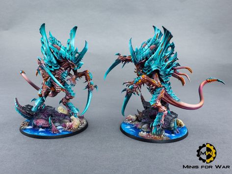 Warhammer Eldar, Warhammer 40k Tyranids, Warhammer Armies, Warhammer Figures, Warhammer Paint, D&d Miniatures, Warhammer Models, Commission Painting, Warhammer Art