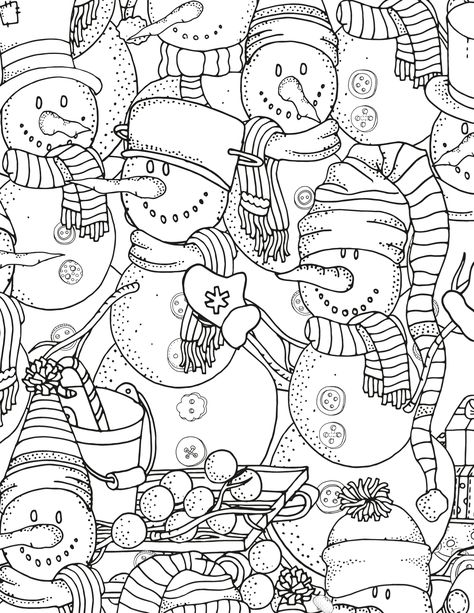 Experience the magic of winter with our enchanting Snowman and Snowflake Coloring Pages! Delight in the joy of creating your own winter wonderland as you bring these whimsical snowmen and delicate snowflakes to life with a burst of color. Perfect for all ages, these printable coloring pages offer a delightful escape into the serene beauty of the season. January Coloring Pages, Snowman Coloring, Snowflake Coloring Pages, Snowman Coloring Pages, Sports Coloring Pages, Cute Winter Hats, Coloring Pages Free Printable, Cute Puns, Winter Animals