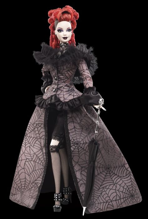 Gothic barbie Gothic Barbie, Barbie Convention, Porcelain Dolls For Sale, New Barbie Dolls, Wicked Witch Of The West, Movies Outfit, Beautiful Barbie Dolls, Wicked Witch, Barbie Movies