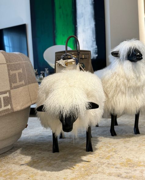 Life-size Sheep Sculpture (in the style of Lalanne) is handcrafted by skilled artisans  with meticulous detailing. Every sheep is made with care and attention to detail. One large sheep and one grazing sheep. Please use a chance to buy 2 sheep at a great price.  We can CUSTOMIZE the sheep in many ways: - Size of the sheep. - Type of THE head - we couple different head options. - The sheep can look straight, the head turned a little to the side, or grazing sheep looking down. - Color of the wood Sheep Chair, Sheepskin Furniture, Sheep Sculpture, Sheep House, Vegas House, Lodge Aesthetic, Tuscany Decor, Primitive Sheep, Sheepskin Chair