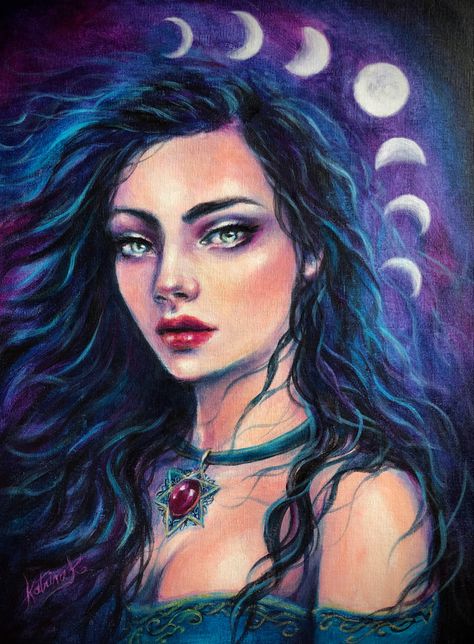 Art by Katrina Koltes Aradia Goddess, Sacred Energy, Soul Artists, Woo Woo, Dreams And Visions, Roman Goddess, Ancient Myths, Witchy Stuff, Horse Drawings