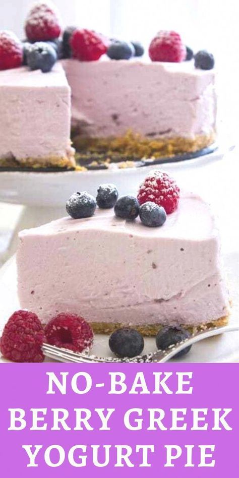 #LuxuriousWhippedCreamTreats Healthy Birthday Desserts, Greek Yogurt Recipes Dessert, Greek Yoghurt Recipes, Yogurt Dessert Recipes, Greek Yogurt Dessert, Yogurt Pie, Greek Yogurt Cheesecake, Greek Yogurt Cake, Yoghurt Recipe