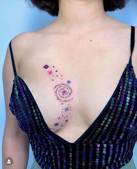 Goth Tatoos, Grinch Tattoo, Tattoo Planets, Tattoos Colorful, Purple Tattoos, Pumpkin Tattoo, Funky Tattoos, Tattoo Concepts, Planet Tattoos