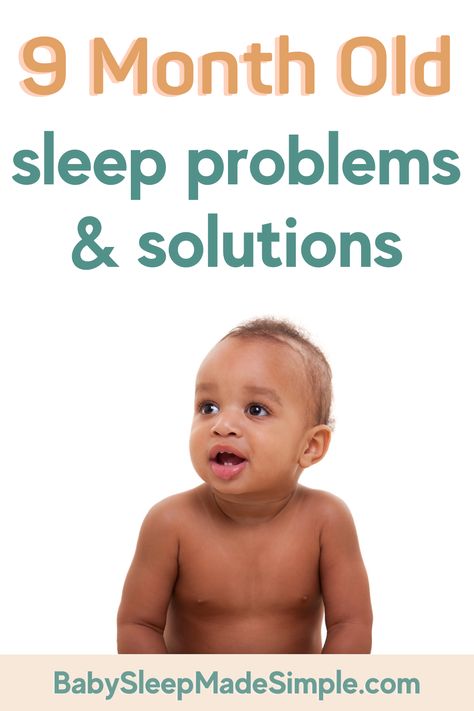 Are you wondering why your 9 month old won’t sleep through the night? There could be a number of reasons. This article has a sleep schedule for your 9 month old, discusses sleep training and how to survive the 9 month regression. When your baby resists sleep, wakes up several times during the night, the best thing you can do is to follow these expert tips. Parents can finally get their evening and peace of mind back by following this guide on how to get their 9 month old sleeping well. #sleep 9 Month Old Sleep Training, 9 Month Old Bedtime Routine, 9 Month Sleep Schedule, 9 Month Old Wake Windows, 9 Month Sleep Regression, 9 Month Old Schedule, Sleep Regression Ages, Want To Be Held, The Night Watch