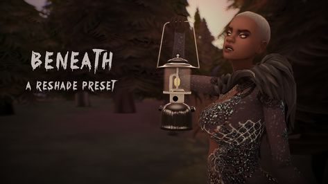 Beneath - A Reshade 3.0 Preset for TS4 Thank you for 2,000 followers! (click pictures to view in full quality) I asked what you guys wanted for a 2,000 follower gift, and you answered! Reshade preset... Sims 4 Cas Reshade Preset, Sims 4 Reshade Preset 3.0.8, Sims4 Presets, Ts4 Reshade, Sims 4 Reshade Preset, Sims 4 Reshade, Reshade Presets, 4 Witches, Sims 4 Traits