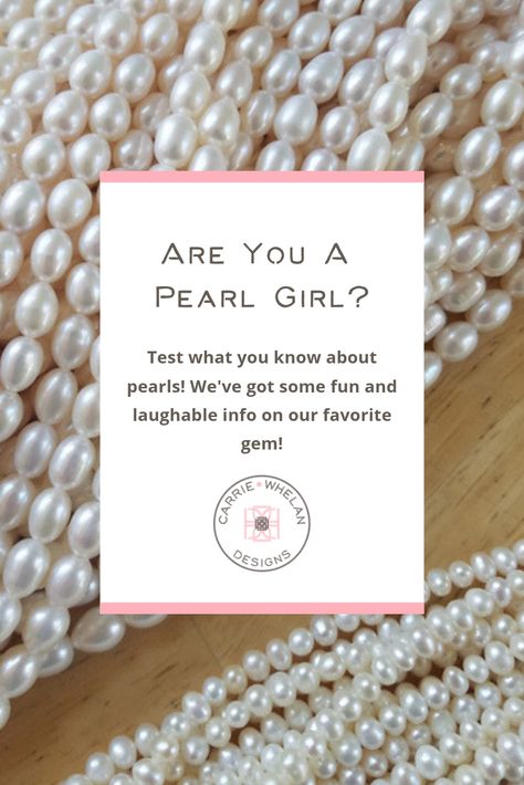 Get our top 10 facts on every classy girls' favorite gem - the pearl! From heirloom quality design to pins for hair, we love all things pearl. Stop what you're doing and read these fun and funny facts on pearls!  #jewelryinfo #pearls #jewelryinformation #jewelrycare Quotes About Pearls, Pearls Quotes, Jewelry Content Ideas, Pearl Quotes, Pins For Hair, Top 10 Facts, Jewelry Facts, Pearl Anniversary, Banquet Ideas