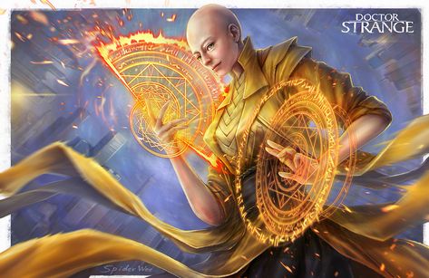 ArtStation - The Ancient One : Doctor Strange, SpiderWee . Ancient One Doctor Strange, Ancient One, The Ancient One, Avengers Art, Doctor Strange Marvel, Batman Returns, Am I The Only One, Marvel Fan Art, Marvel Comic Universe