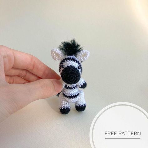 Crochet Zebra, Pocket Pal, Amigurumi Free, Amigurumi Free Pattern, Crochet Patterns Amigurumi, Zebras, Free Patterns, Crochet Amigurumi