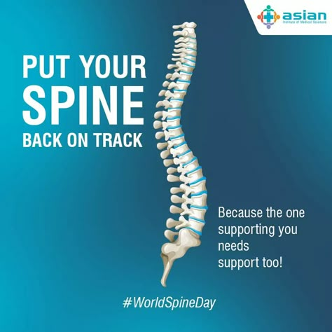 With time, spine ages as well. The 60s would mean less sporting activities than the 20s. But if you are in better control of your spinal health then much of the wear and tear can be slowed down. To get back on a healthy track for the spine, start with basics like • Getting enough movement for the spine • Practicing good ergonomics when sitting • Limiting sitting time • Exercising to strengthen core muscles that support the body balance and weight • Resting well #WorldSpineDay #SpineHealth Physical Therapy Quotes, Strengthen Core Muscles, Spine Care, Spinal Health, Medical Brochure, Core Strengthening Exercises, Digital Advertising Design, Physiotherapy Clinic, Medical Posters